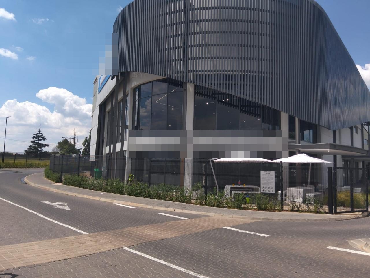 Nanoshade Sola-X solar tint applied to commercial café facade in Johannesburg